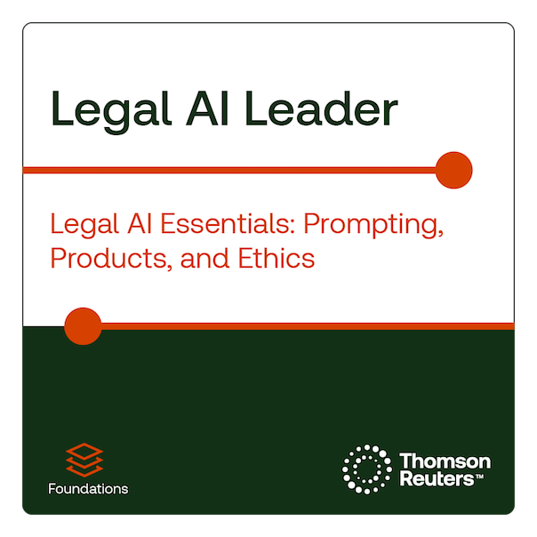 Legal AI Leader - Thomson Reuters